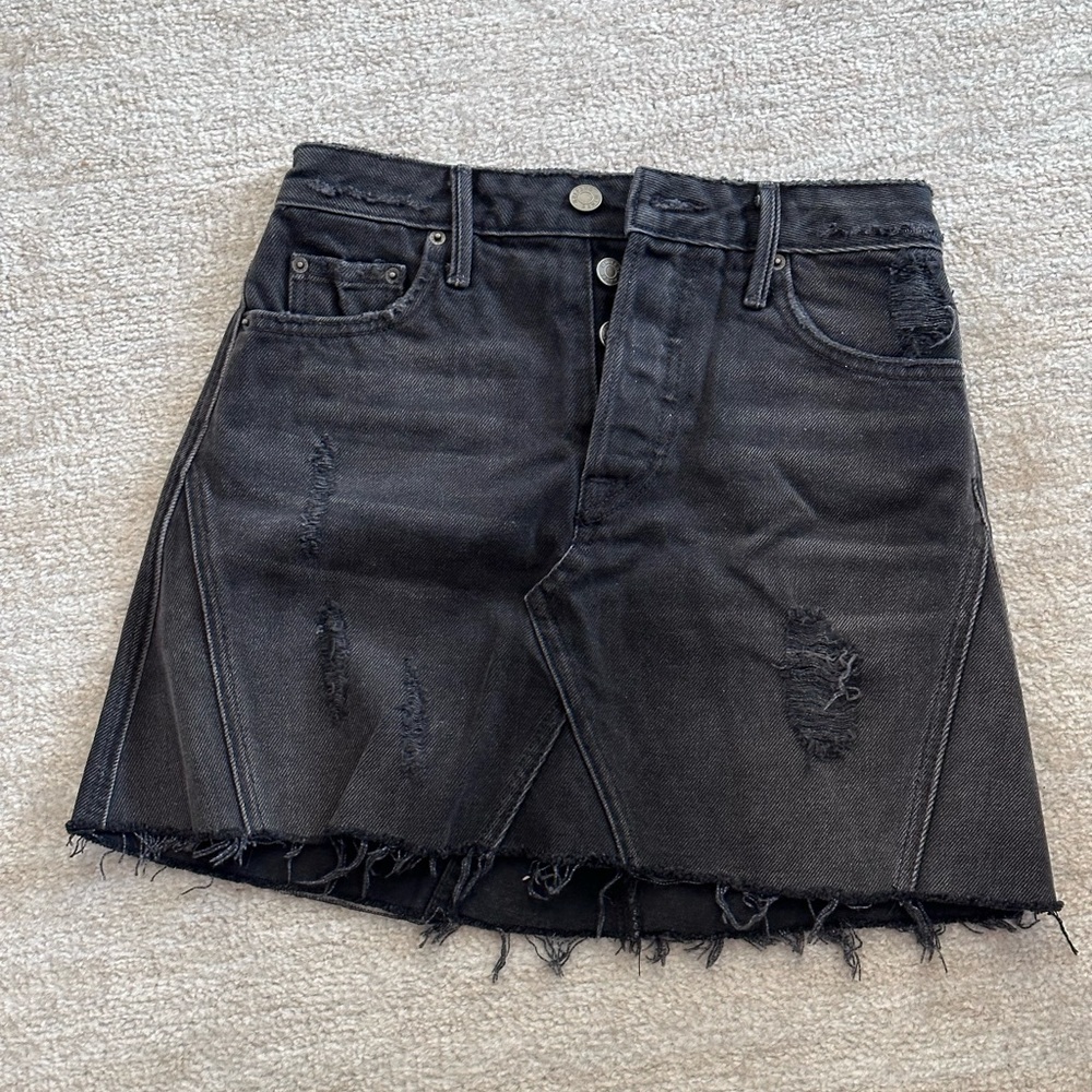 Brand new black jeans skirt